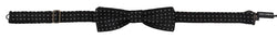 Elegant Black Silk Bow Tie Dolce & Gabbana