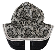 Elegant Floral Cotton Whole Head Wrap Hat Dolce & Gabbana