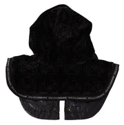 Elegant Black Cotton Blend Head Wrap Hat Dolce & Gabbana