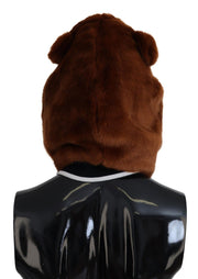 Elegant Whole Head Hat in Refined Brown Hue Dolce & Gabbana