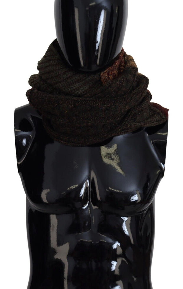 Elegant Cashmere-Wool Blend Men's Scarf Dolce & Gabbana