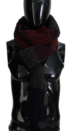 Elegant Wool-Cashmere Men's Scarf Dolce & Gabbana