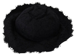 Elegant Sun-Ready Black Designer Hat Dolce & Gabbana