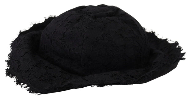 Elegant Sun-Ready Black Designer Hat Dolce & Gabbana