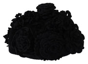 Elegant Black Virgin Wool Beanie Hat Dolce & Gabbana