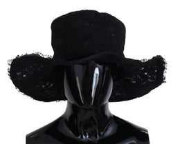 Elegant Black Top Hat - Timeless Fashion Statement Dolce & Gabbana