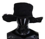 Elegant Black Top Hat - Timeless Fashion Statement Dolce & Gabbana