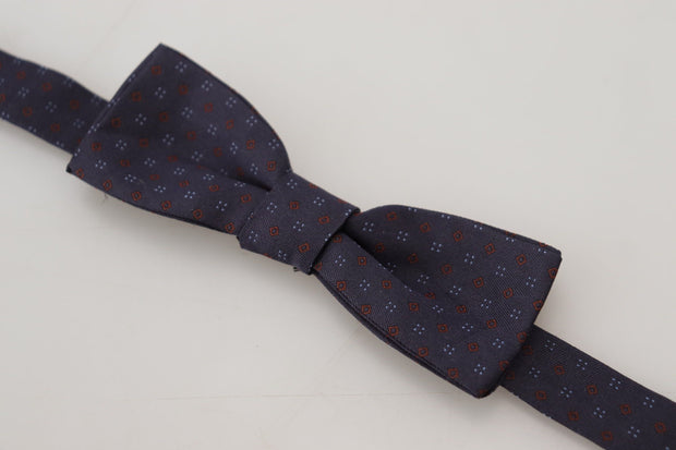 Elegant Silk Patterned Bow Tie Dolce & Gabbana