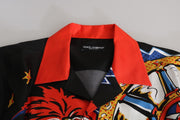 Multicolor Silk Casual Elegance Shirt Dolce & Gabbana