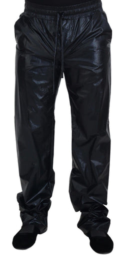 Elegant Black Designer Pants Dolce & Gabbana