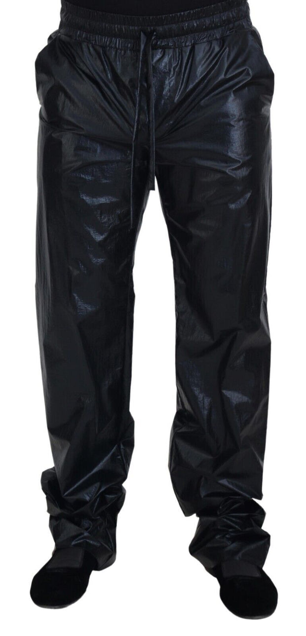 Elegant Black Designer Pants Dolce & Gabbana