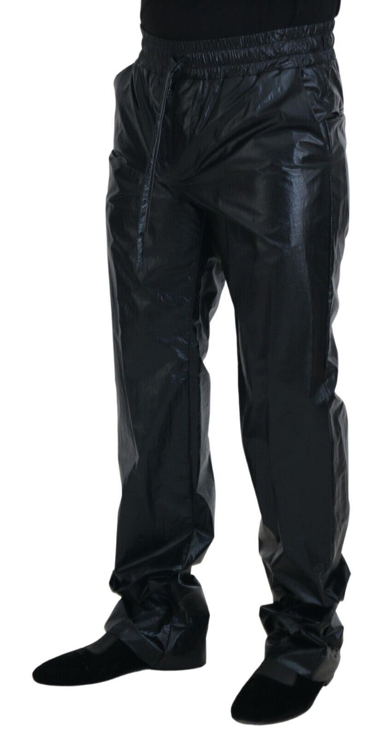 Elegant Black Designer Pants Dolce & Gabbana