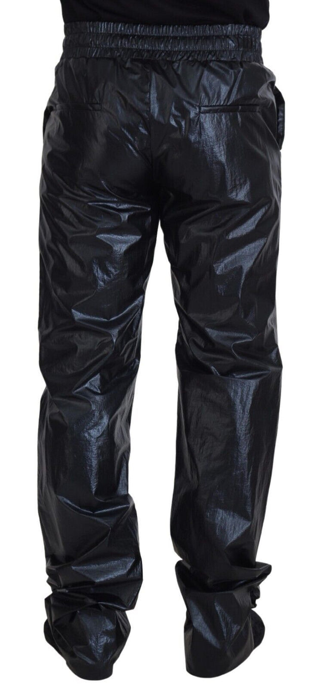 Elegant Black Designer Pants Dolce & Gabbana