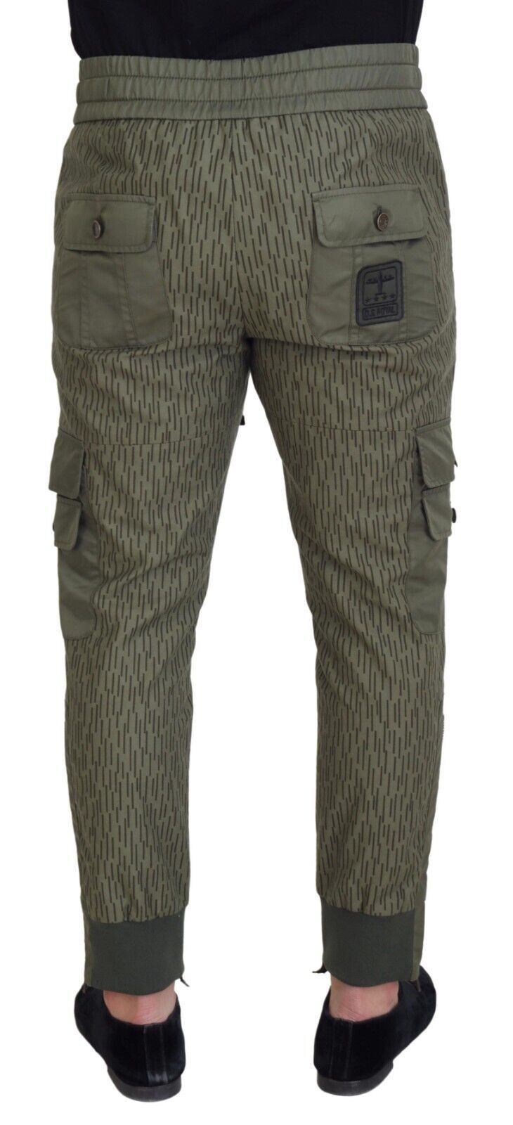 Elegant Green Cotton Blend Pants Dolce & Gabbana