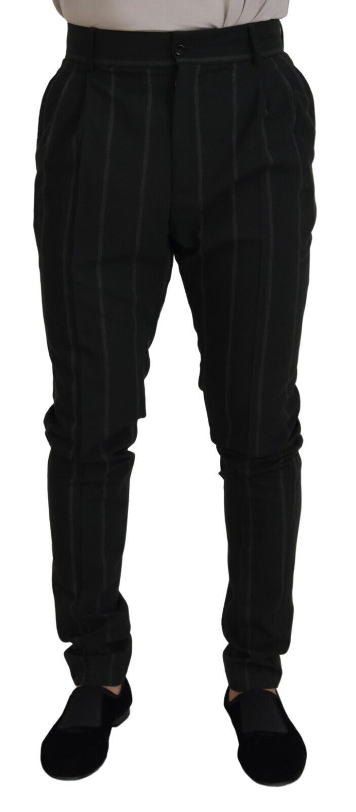 Elegant Black Tailored Trousers Dolce & Gabbana