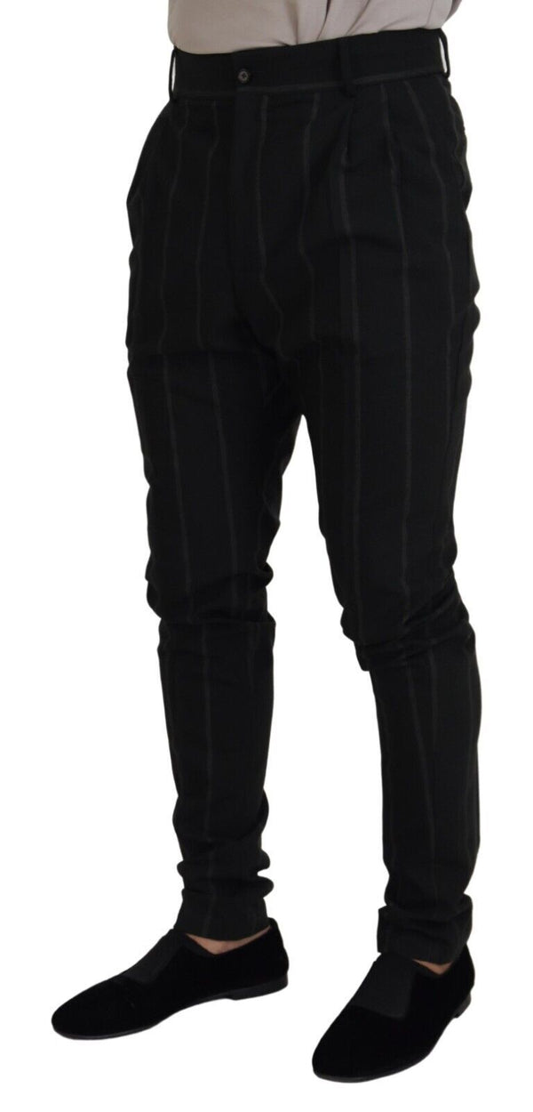 Elegant Black Tailored Trousers Dolce & Gabbana