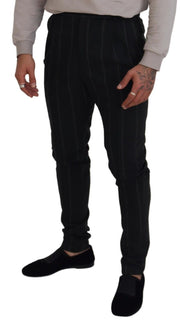 Elegant Black Tailored Trousers Dolce & Gabbana