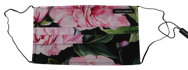 Chic Floral Cotton Face Mask Dolce & Gabbana