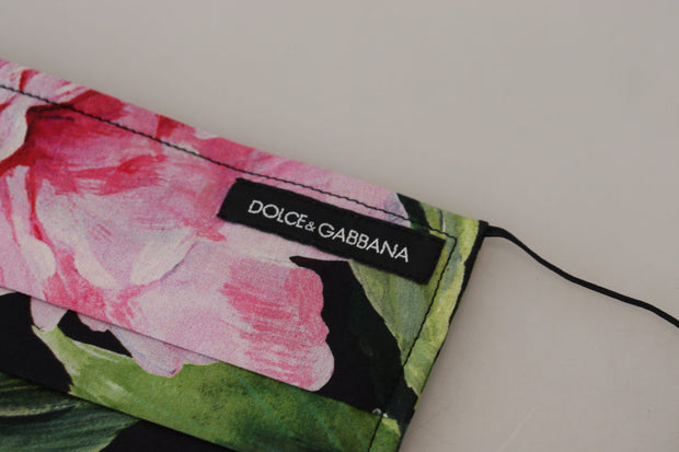 Chic Floral Cotton Face Mask Dolce & Gabbana