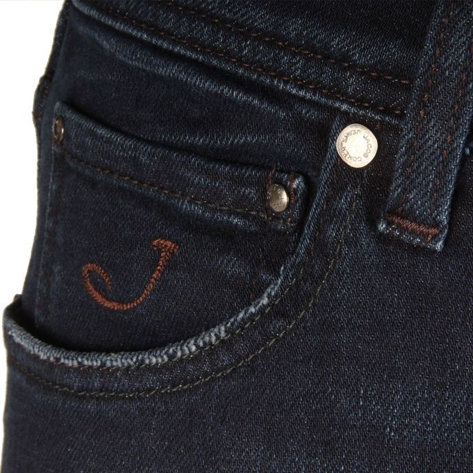 Blue Cotton Men's Jeans Jacob Cohen