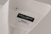 Elegant White Cotton Dress Shirt Dolce & Gabbana