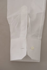 Elegant Slim Fit White Martini Dress Shirt Dolce & Gabbana