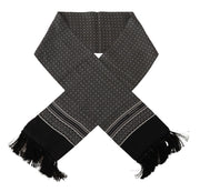 Elegant Geometric Silk Men's Scarf Dolce & Gabbana