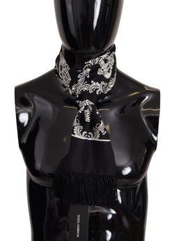 Regal Crown Silk Men's Scarf Dolce & Gabbana