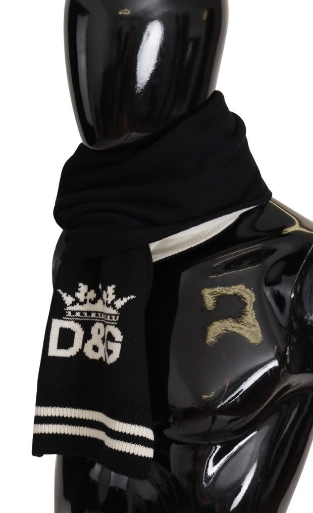 Elegant Cashmere Men's Scarf Wrap Dolce & Gabbana