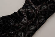 Luxurious Brown Silk-Blend Men's Scarf Dolce & Gabbana