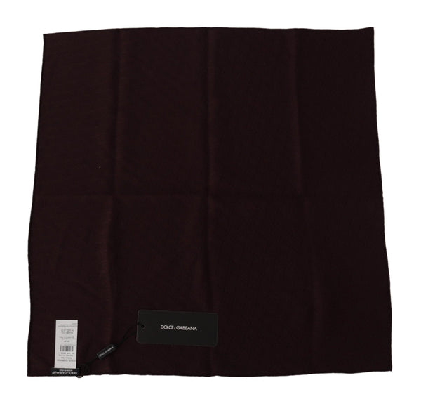 Elegant Silk Square Men's Scarf Dolce & Gabbana