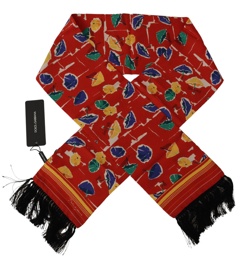 Elegant Multicolor Silk Men's Scarf Dolce & Gabbana