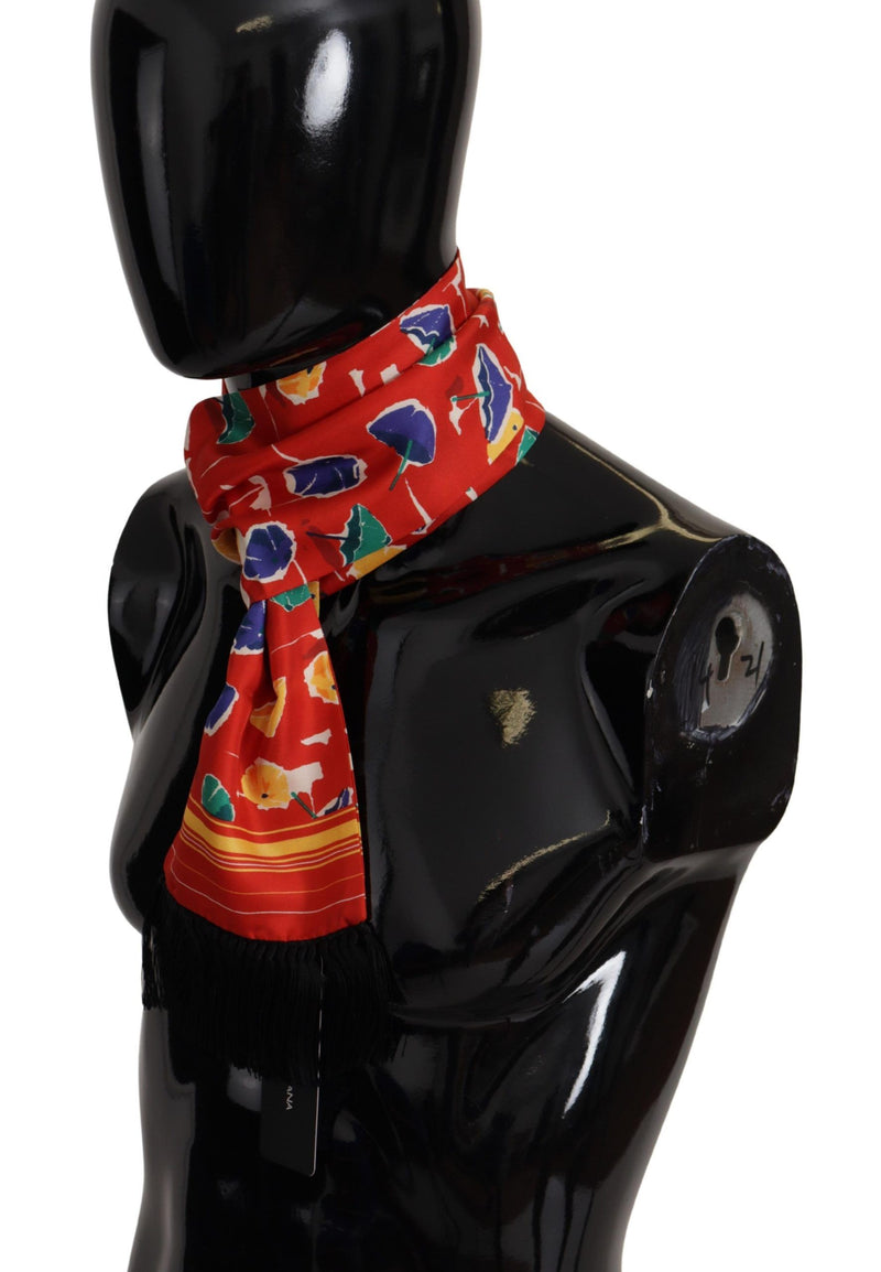 Elegant Multicolor Silk Men's Scarf Dolce & Gabbana