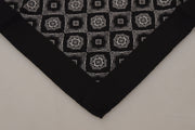 Elegant Geometric Silk Square Scarf Dolce & Gabbana