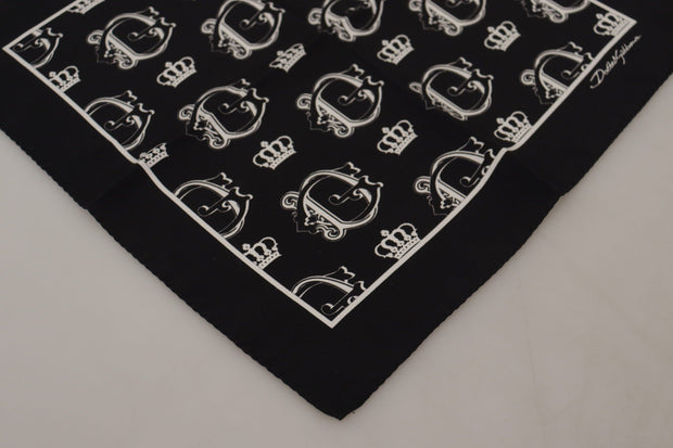 Elegant Silk Square Men's Scarf Dolce & Gabbana