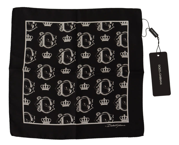 Elegant Silk Square Men's Scarf Dolce & Gabbana