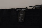 Elegant Silk Men's Square Scarf Wrap Dolce & Gabbana