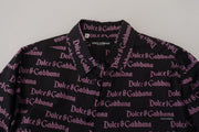 Elegant Slim Fit Black Dress Shirt Dolce & Gabbana