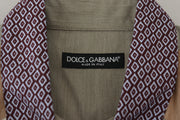 Elegant Multicolor Slim Fit Casual Shirt Dolce & Gabbana