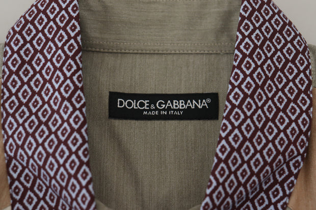 Elegant Multicolor Slim Fit Casual Shirt Dolce & Gabbana