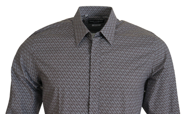 Elegant Slim Fit Formal Cotton Shirt Dolce & Gabbana