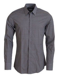 Elegant Slim Fit Formal Cotton Shirt Dolce & Gabbana