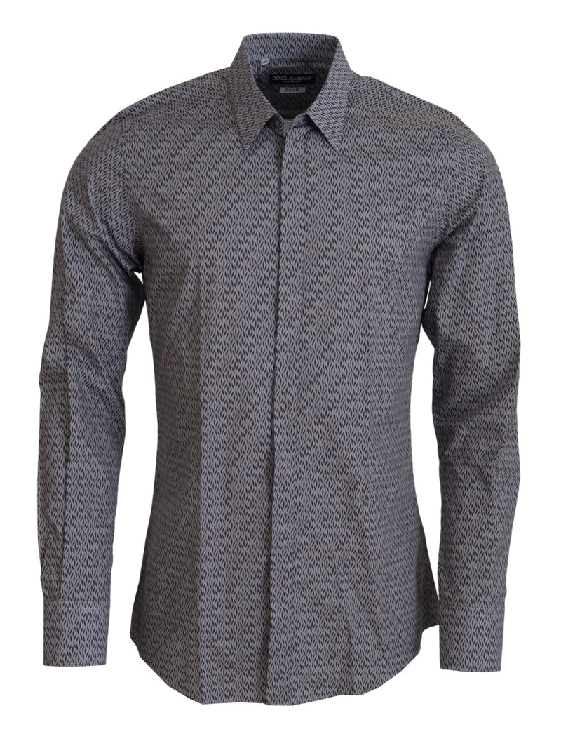 Elegant Slim Fit Formal Cotton Shirt Dolce & Gabbana