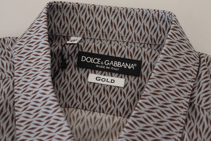 Elegant Slim Fit Formal Cotton Shirt Dolce & Gabbana