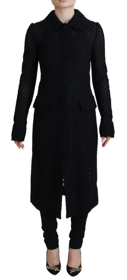 Classic Button Down Knitted Long Jacket Dolce & Gabbana