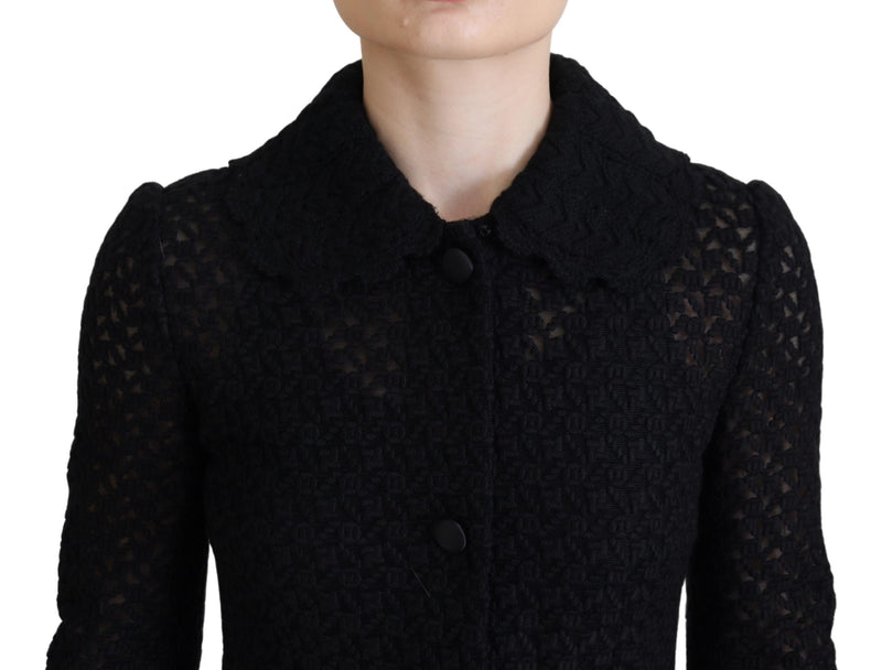 Classic Button Down Knitted Long Jacket Dolce & Gabbana