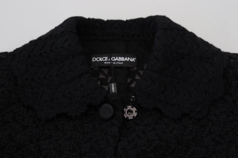 Classic Button Down Knitted Long Jacket Dolce & Gabbana