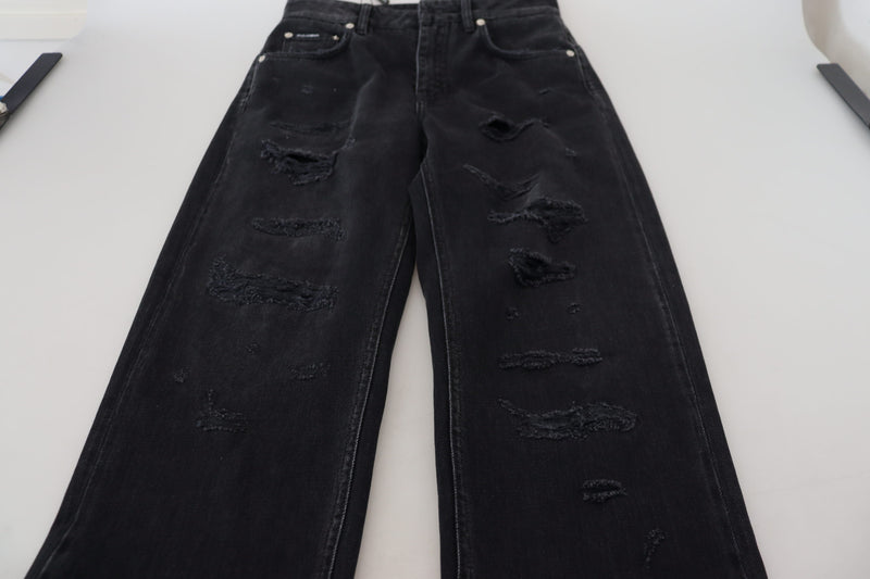 Chic Black Denim Pants - Elevate Your Wardrobe Dolce & Gabbana