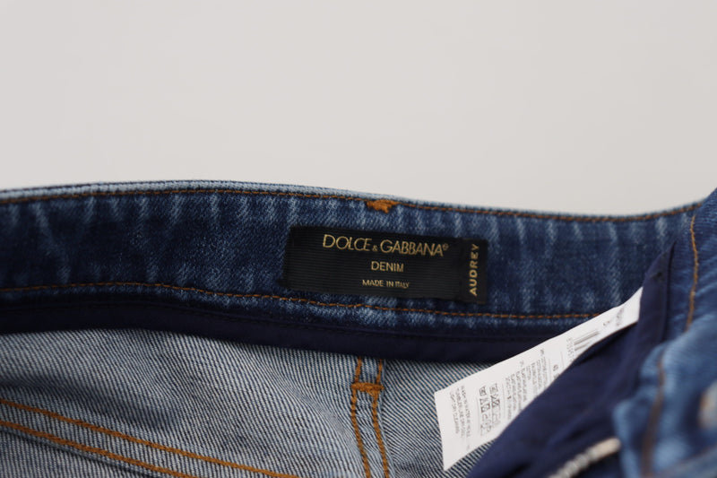 Chic Blue Denim Pants – Elegance Meets Comfort Dolce & Gabbana