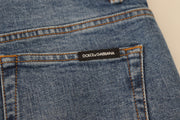 Chic Blue Denim Pants – Elegance Meets Comfort Dolce & Gabbana